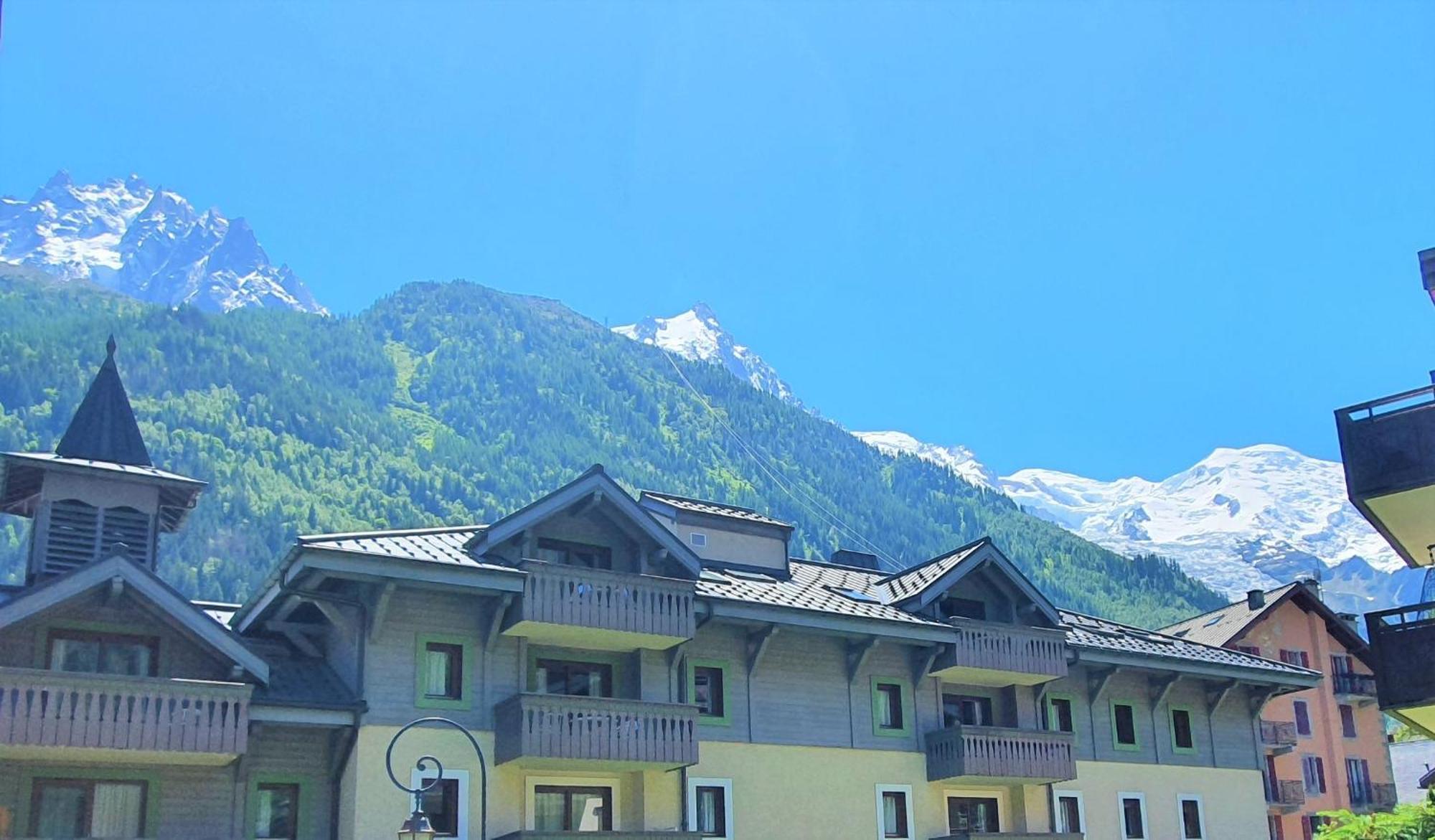 La Ginabelle Vue Montblanc 4 Personnes Apartman Chamonix Szoba fotó