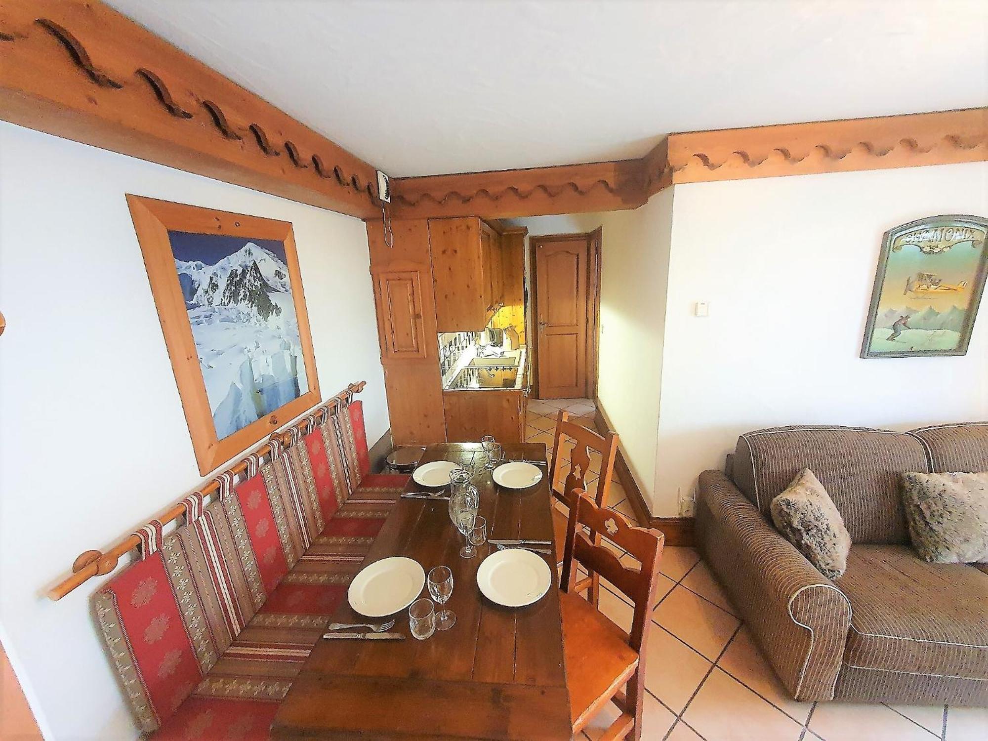 La Ginabelle Vue Montblanc 4 Personnes Apartman Chamonix Kültér fotó